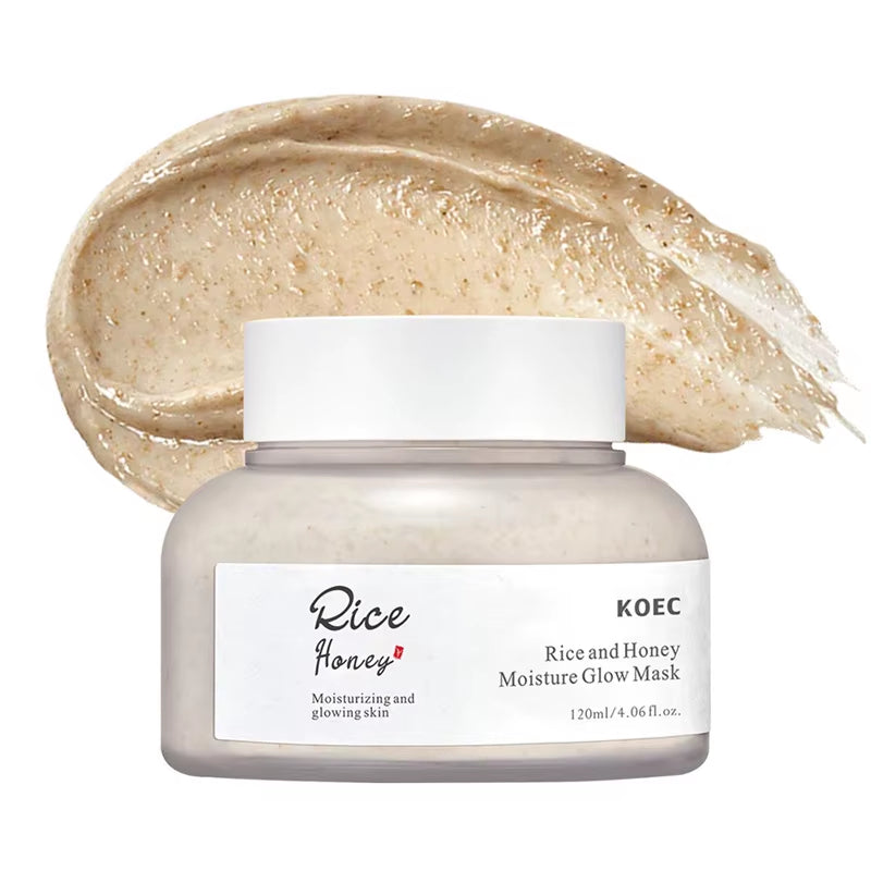 Luxury Korean Beauty Rice Honey Facial Skincare Set - 3 Pieces: Moisturizing Arbutin Serum, Milk Toner, and Glow Mask