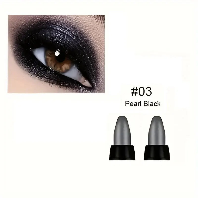 Pearlescent Eyeliner Set - 16 Colors, Waterproof, Long-Lasting, Non-Smudge Glitter Eye Makeup