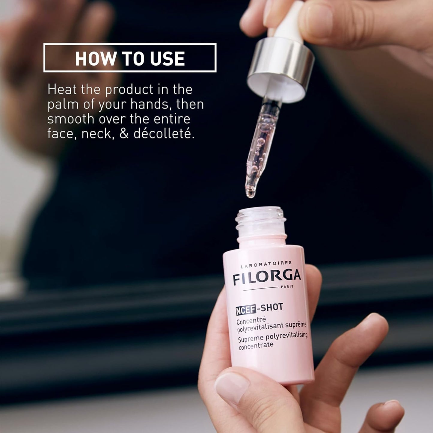 Ncef-Shot Anti-Aging Serum: Intensive Wrinkle Reduction Treatment for Radiant and Firm Skin in Just 10 Days, 0.5 Fl. Oz.
