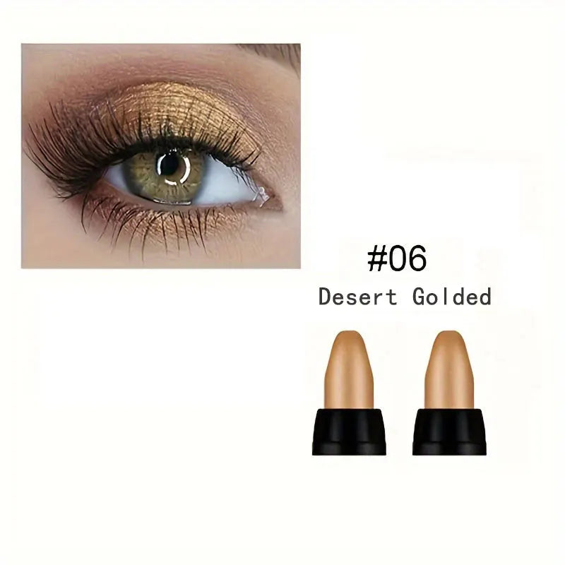 Pearlescent Eyeliner Set - 16 Colors, Waterproof, Long-Lasting, Non-Smudge Glitter Eye Makeup