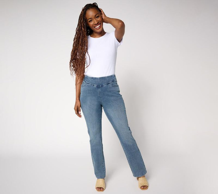 Brandis De Novo Tall Size Straight Leg Denim Dress