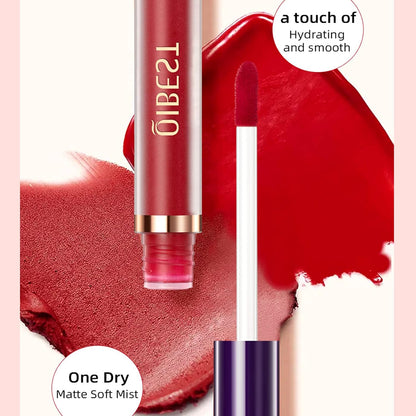 6-Piece Heart Crush Lip Glaze Set - Vivid Color, Juicy Glossy Finish, Long-Lasting & Moisturizing Lipstick for Daily Wear