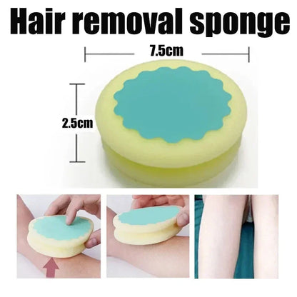 Crystal Hair Removal Eraser - Painless, Safe, and Reusable Depilation Tool for Effortless Body Hair Removal