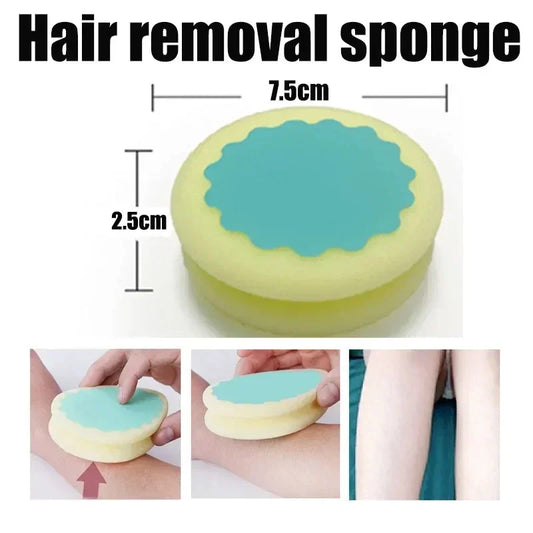 Crystal Hair Removal Eraser - Painless, Safe, and Reusable Depilation Tool for Effortless Body Hair Removal