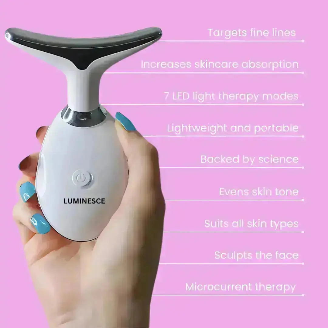 LUMINESCE 7-in-1 LED Facial Sculpting Device