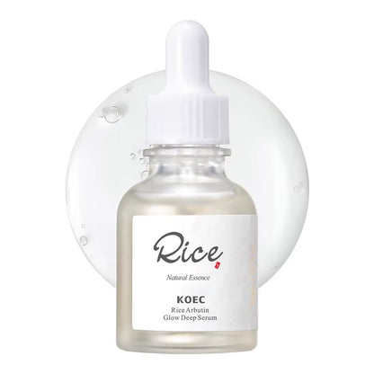 Luxury Korean Beauty Rice Honey Facial Skincare Set - 3 Pieces: Moisturizing Arbutin Serum, Milk Toner, and Glow Mask