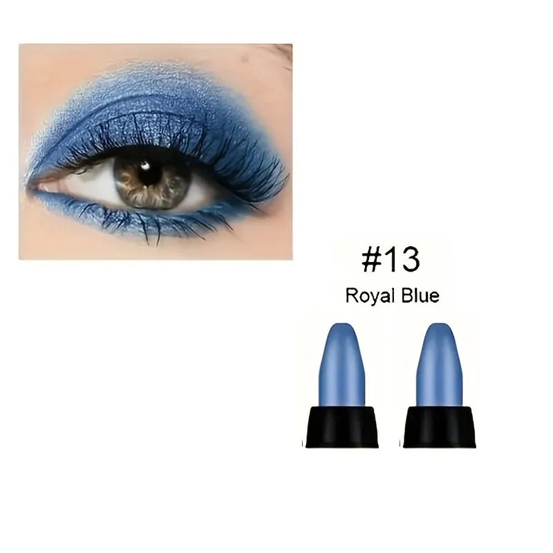 Pearlescent Eyeliner Set - 16 Colors, Waterproof, Long-Lasting, Non-Smudge Glitter Eye Makeup