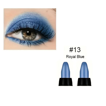 Pearlescent Eyeliner Set - 16 Colors, Waterproof, Long-Lasting, Non-Smudge Glitter Eye Makeup