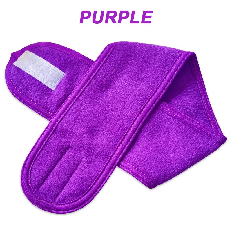 Adjustable Wide Headband for Yoga, Spa, Bath, and Makeup - Women's Cosmetic Accessory