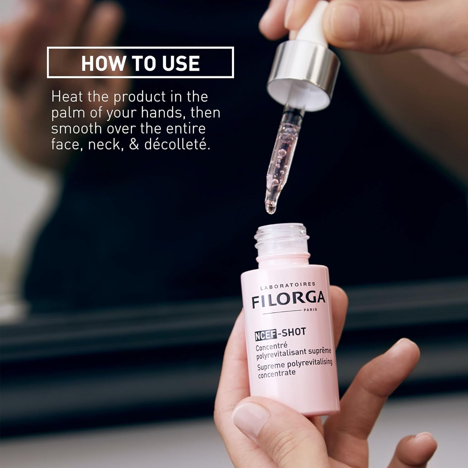 Ncef-Shot Anti-Aging Serum: Intensive Wrinkle Reduction Treatment for Radiant and Firm Skin in Just 10 Days, 0.5 Fl. Oz.