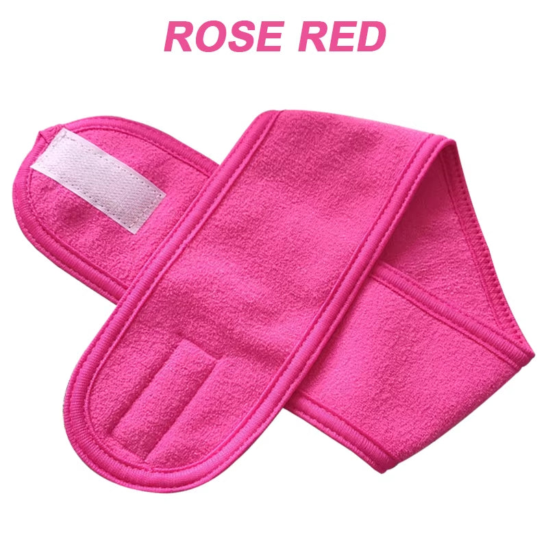 Adjustable Wide Headband for Yoga, Spa, Bath, and Makeup - Women's Cosmetic Accessory
