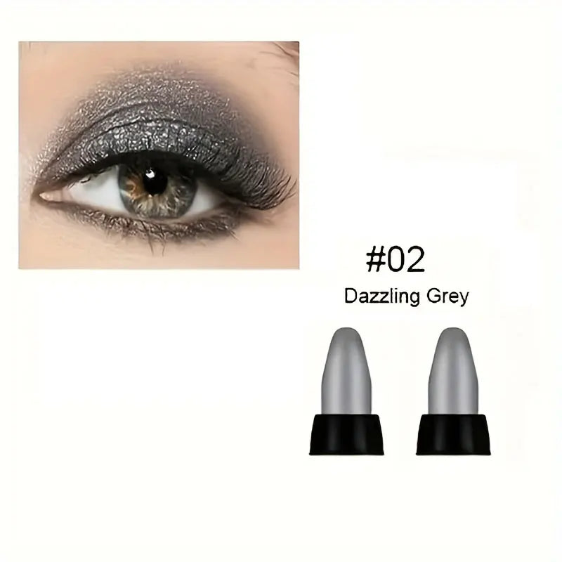 Pearlescent Eyeliner Set - 16 Colors, Waterproof, Long-Lasting, Non-Smudge Glitter Eye Makeup