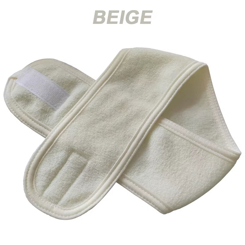 Adjustable Wide Headband for Yoga, Spa, Bath, and Makeup - Women's Cosmetic Accessory
