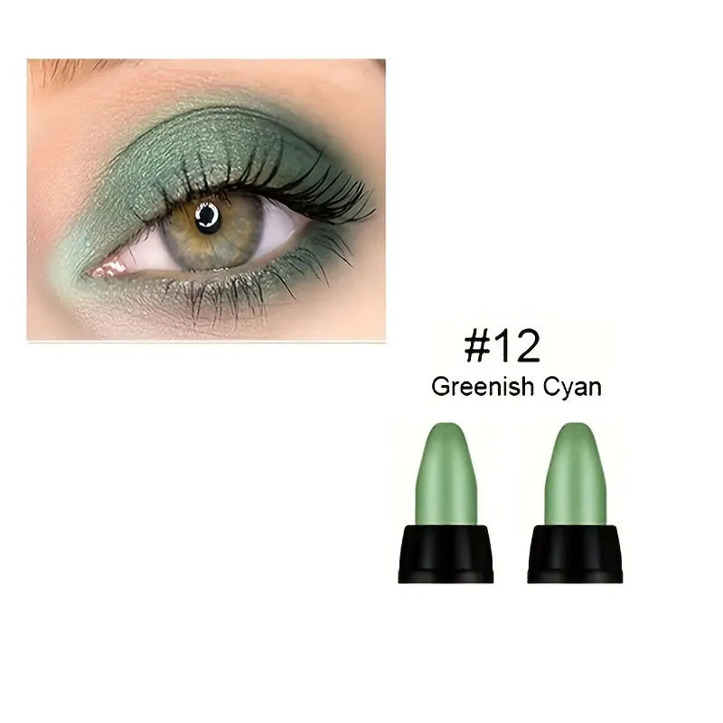 Pearlescent Eyeliner Set - 16 Colors, Waterproof, Long-Lasting, Non-Smudge Glitter Eye Makeup