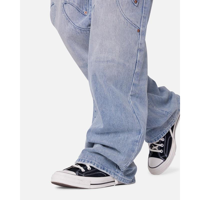MNML Bootcut Iron Cross Blue Jeans