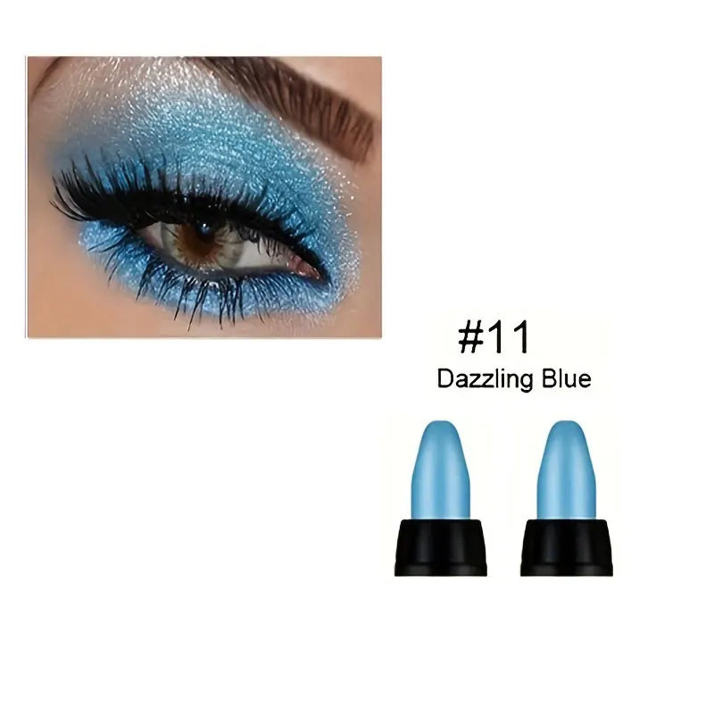 Pearlescent Eyeliner Set - 16 Colors, Waterproof, Long-Lasting, Non-Smudge Glitter Eye Makeup