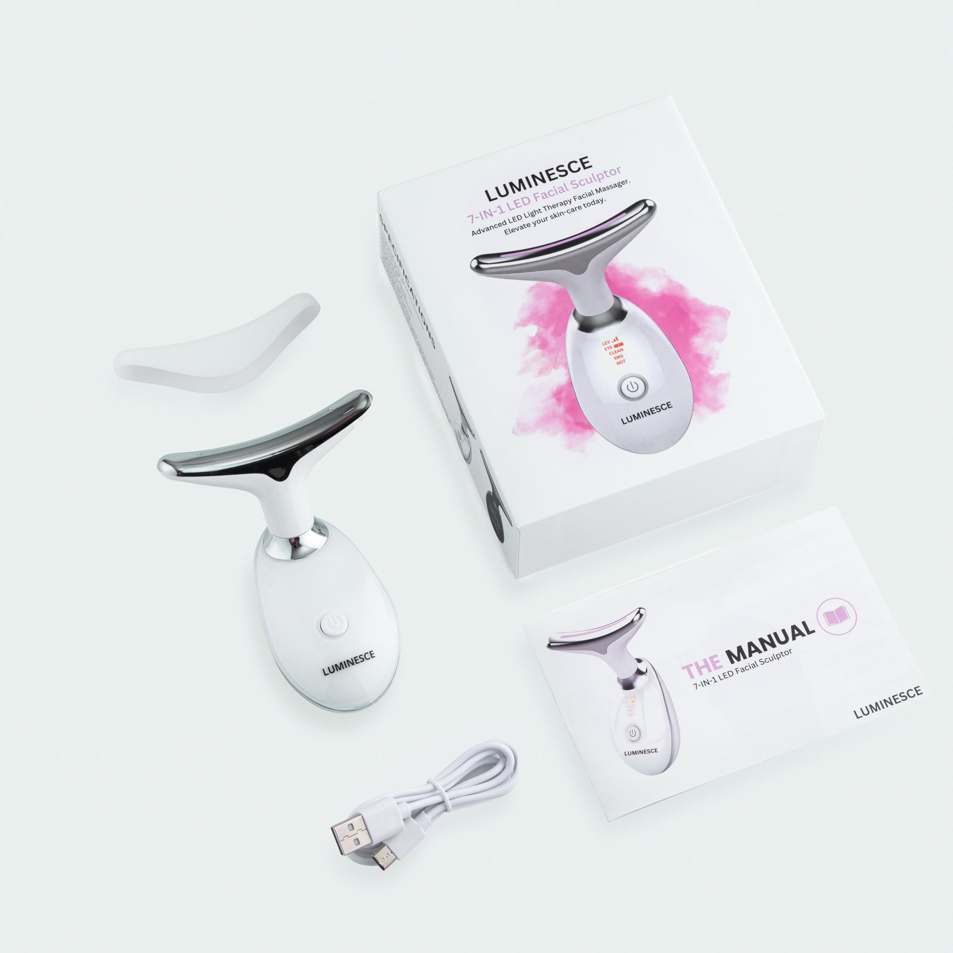 LUMINESCE 7-in-1 LED Facial Sculpting Device