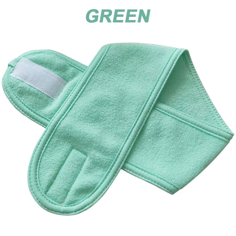 Adjustable Wide Headband for Yoga, Spa, Bath, and Makeup - Women's Cosmetic Accessory