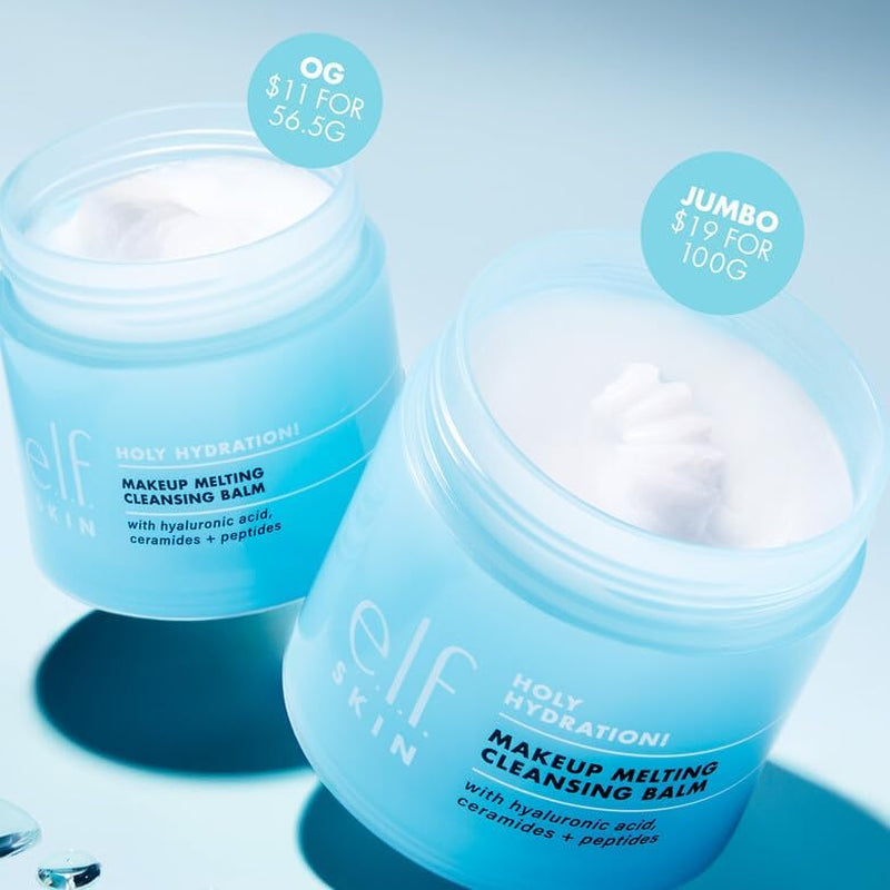 Holy Hydration Makeup Melting Cleansing Balm with Hyaluronic Acid - 2 oz Face Cleanser and Makeup Remover