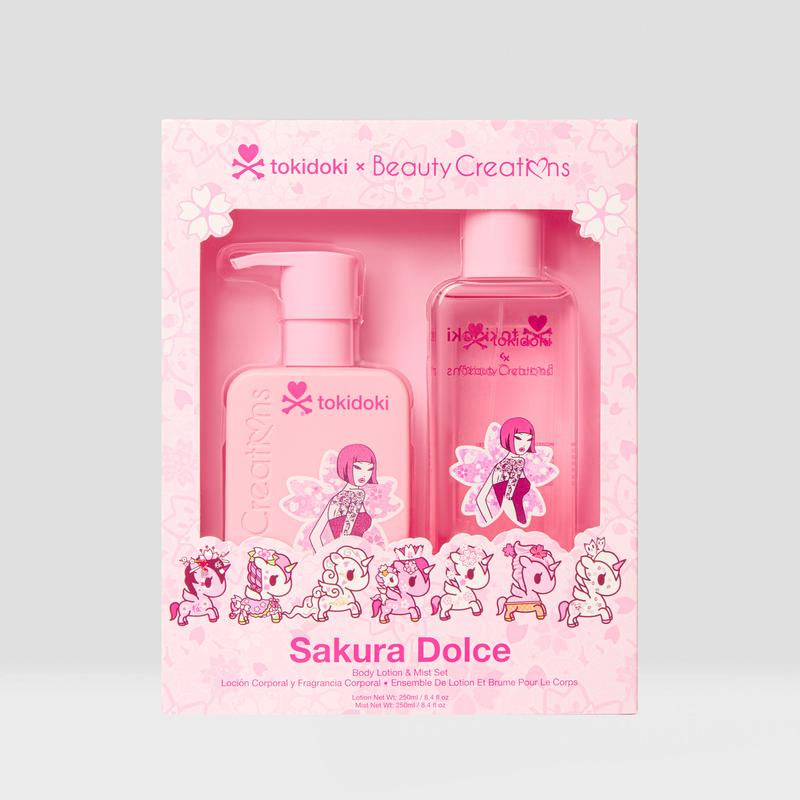 Tokidoki Sakura Dolce Body Lotion and Mist Collection