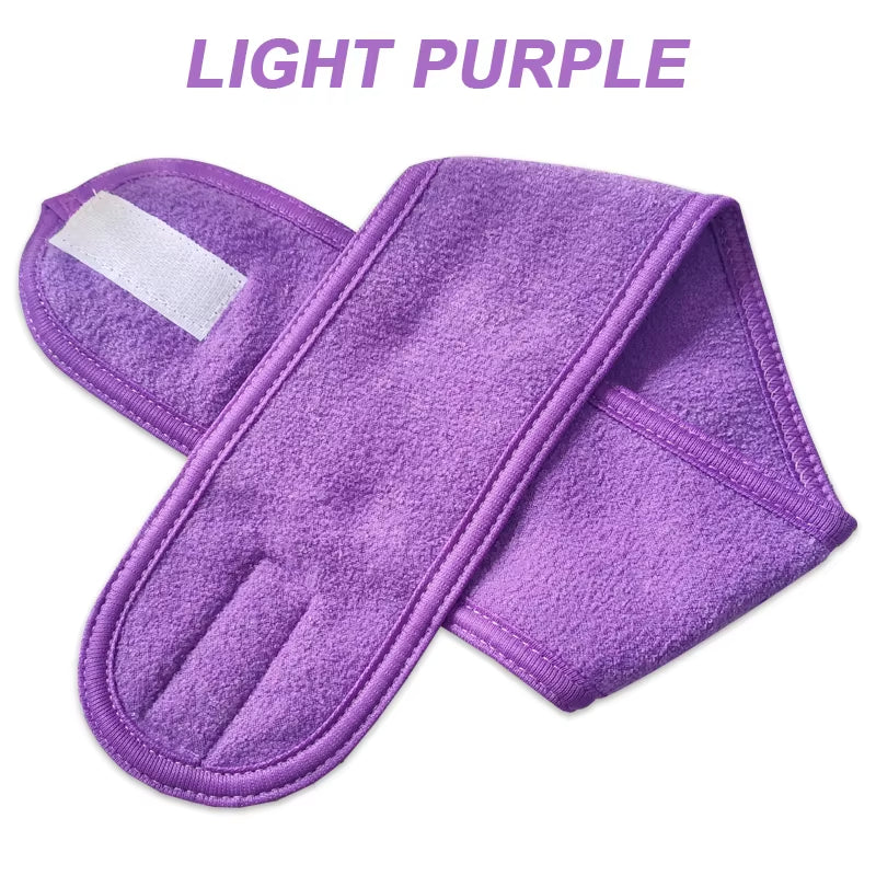 Adjustable Wide Headband for Yoga, Spa, Bath, and Makeup - Women's Cosmetic Accessory