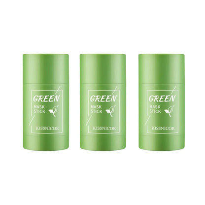 Green Tea Cleansing Stick Mask - Shrink Pores & Remove Blackheads, Deep Cleansing & Moisturizing Facial Treatment (40G)