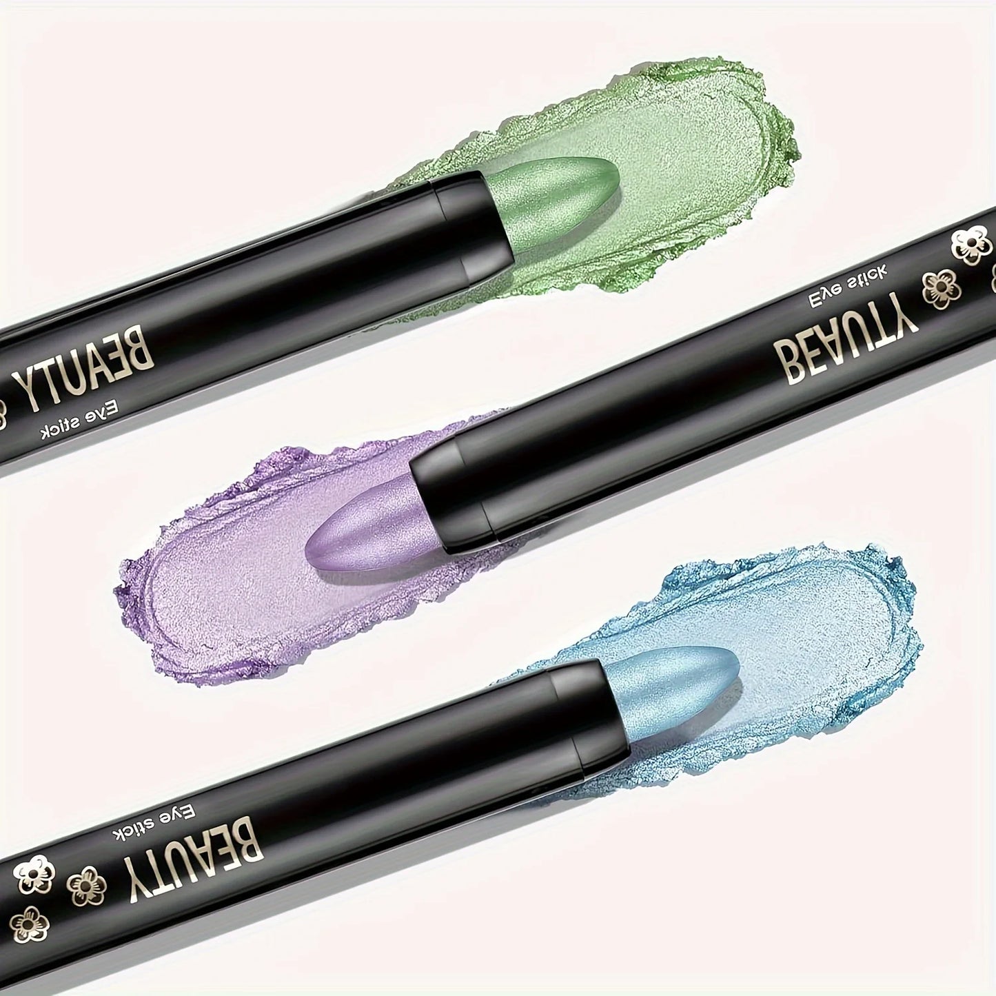 Pearlescent Eyeliner Set - 16 Colors, Waterproof, Long-Lasting, Non-Smudge Glitter Eye Makeup