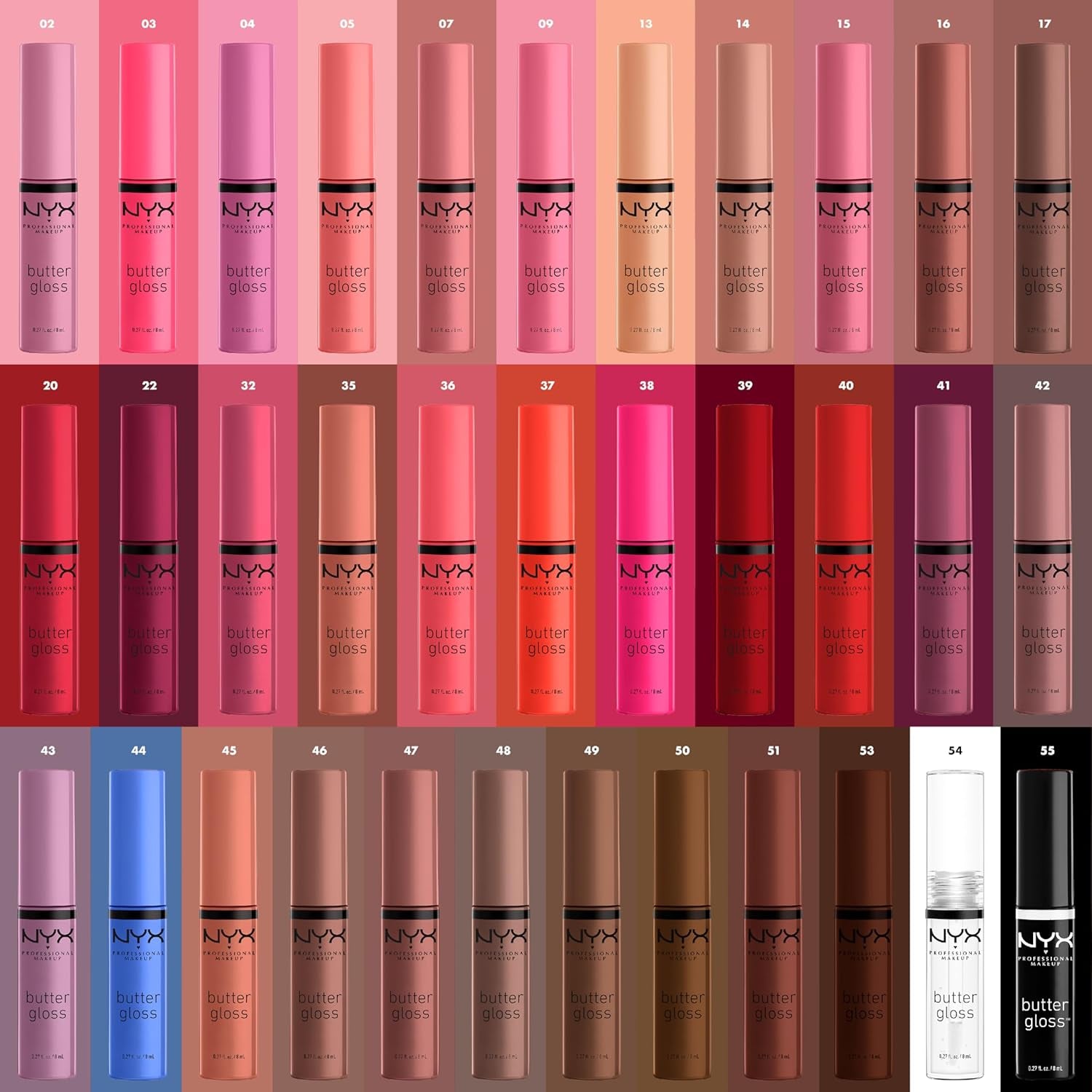 Butter Gloss Non-Sticky Lip Gloss in Bit of Honey (Peach Nude)