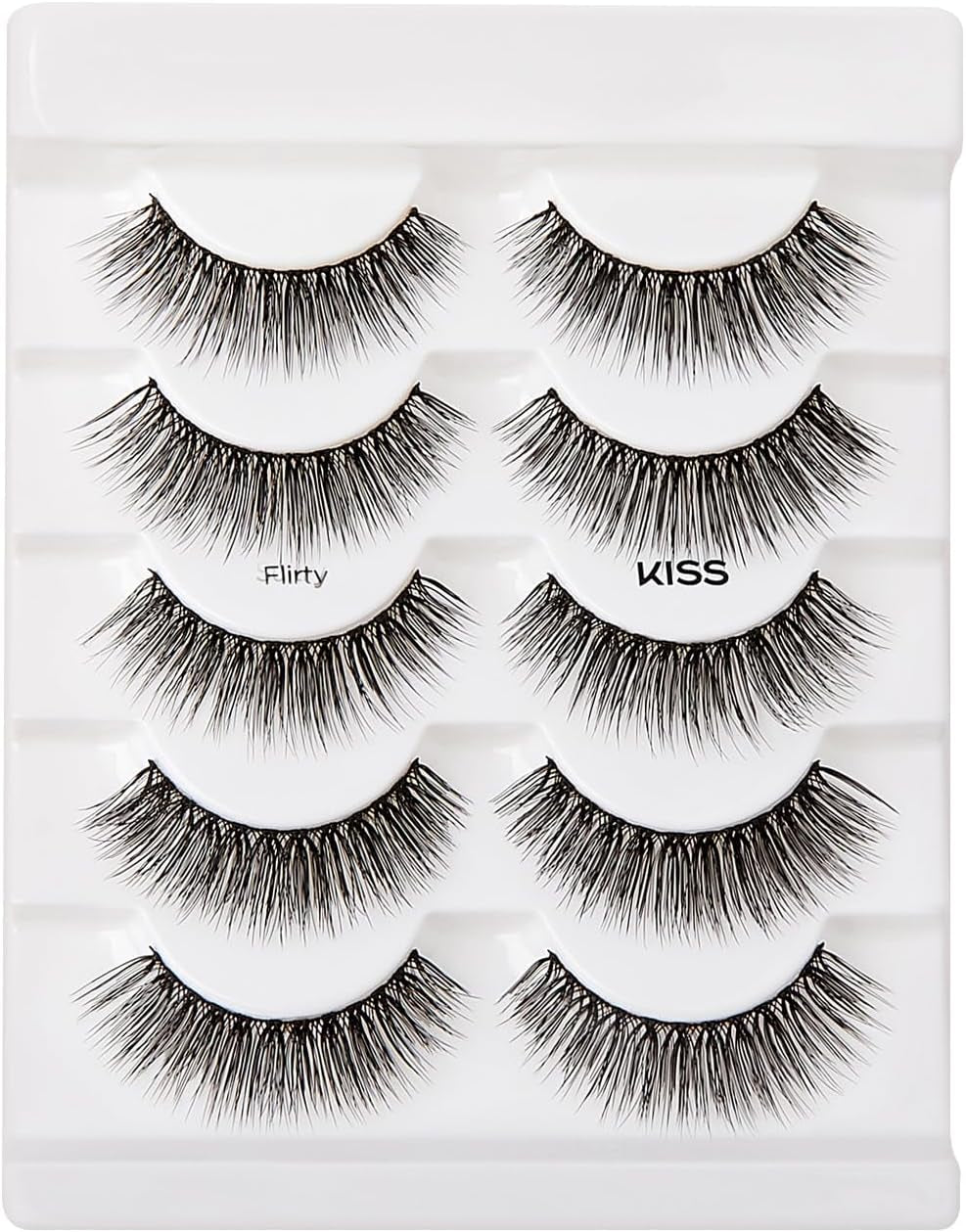 5 Pairs of Tapered Flirty Eyelashes #62643/KFLM04